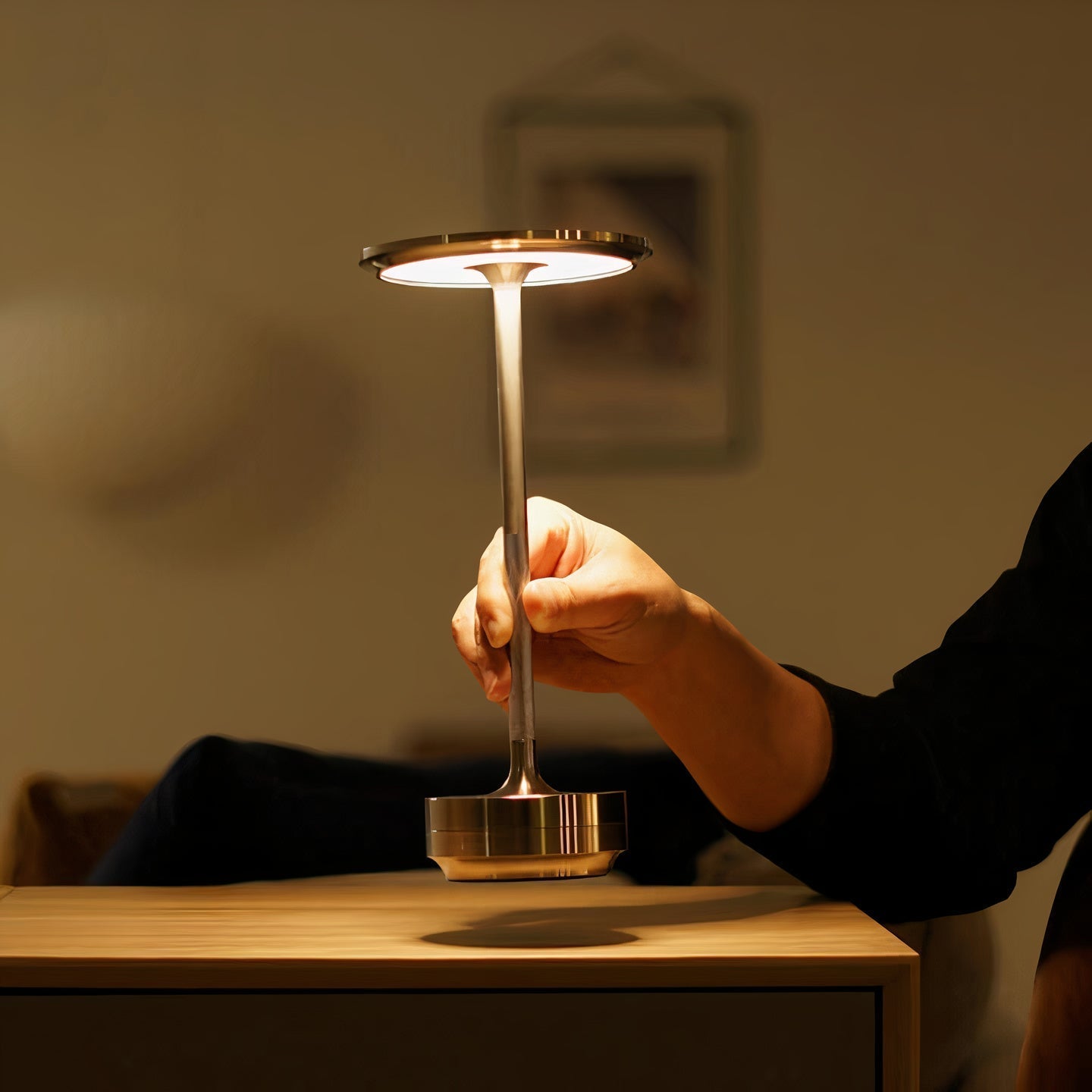 LumenArt - Dimmable Cordless Elegant Designer Table Lamp