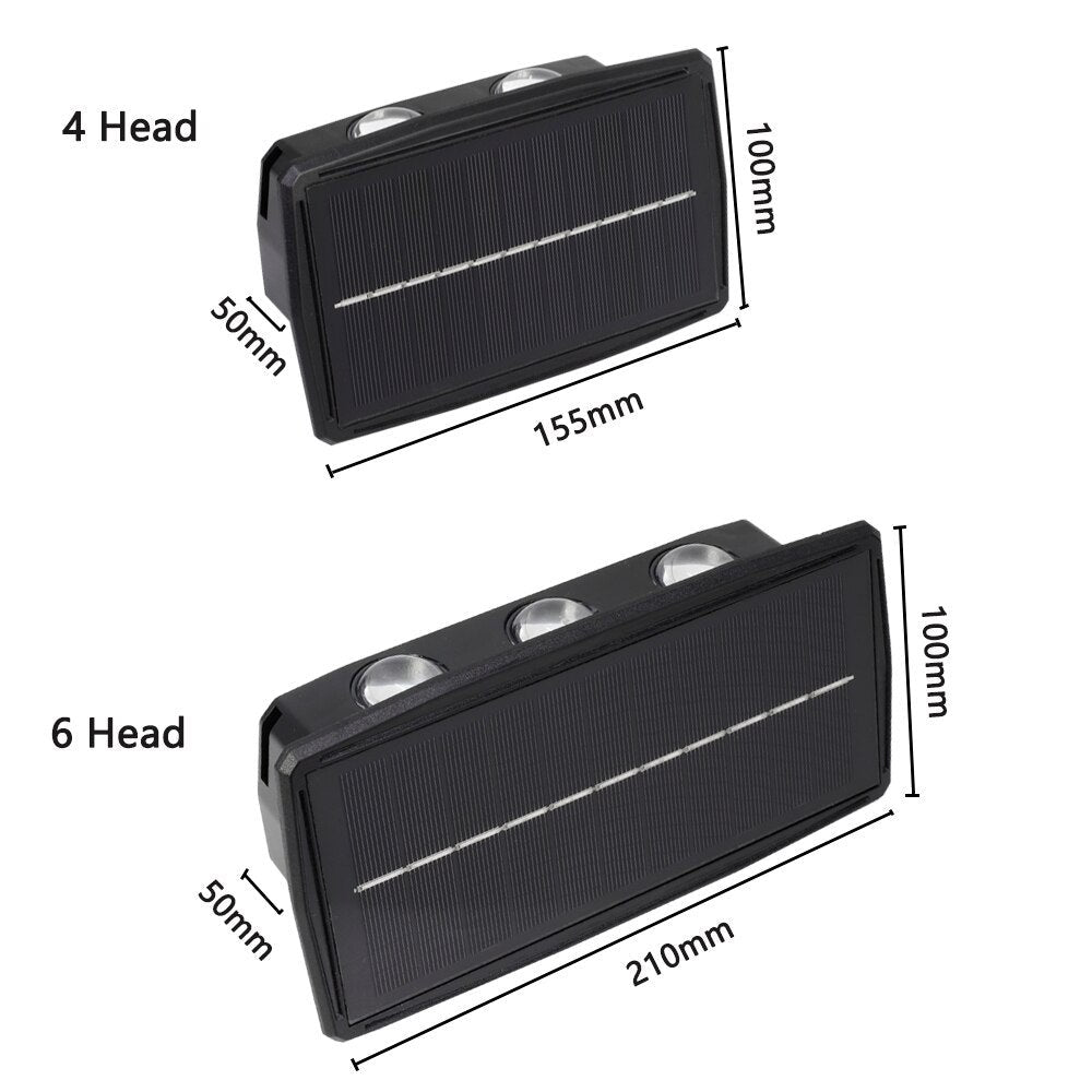 LumiShine | Waterproof Solar LED Outdoor Wall Light