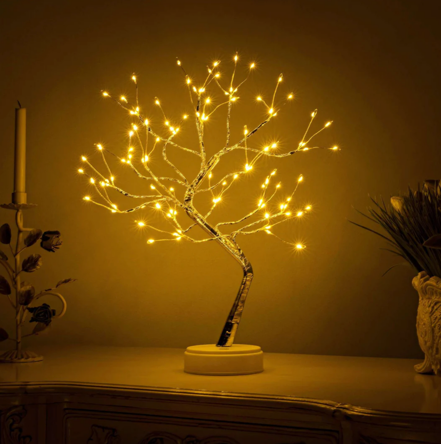 Magical Light Tree - Enchanting Ambient Lighting | Cordless | USB | Adjustable Branches