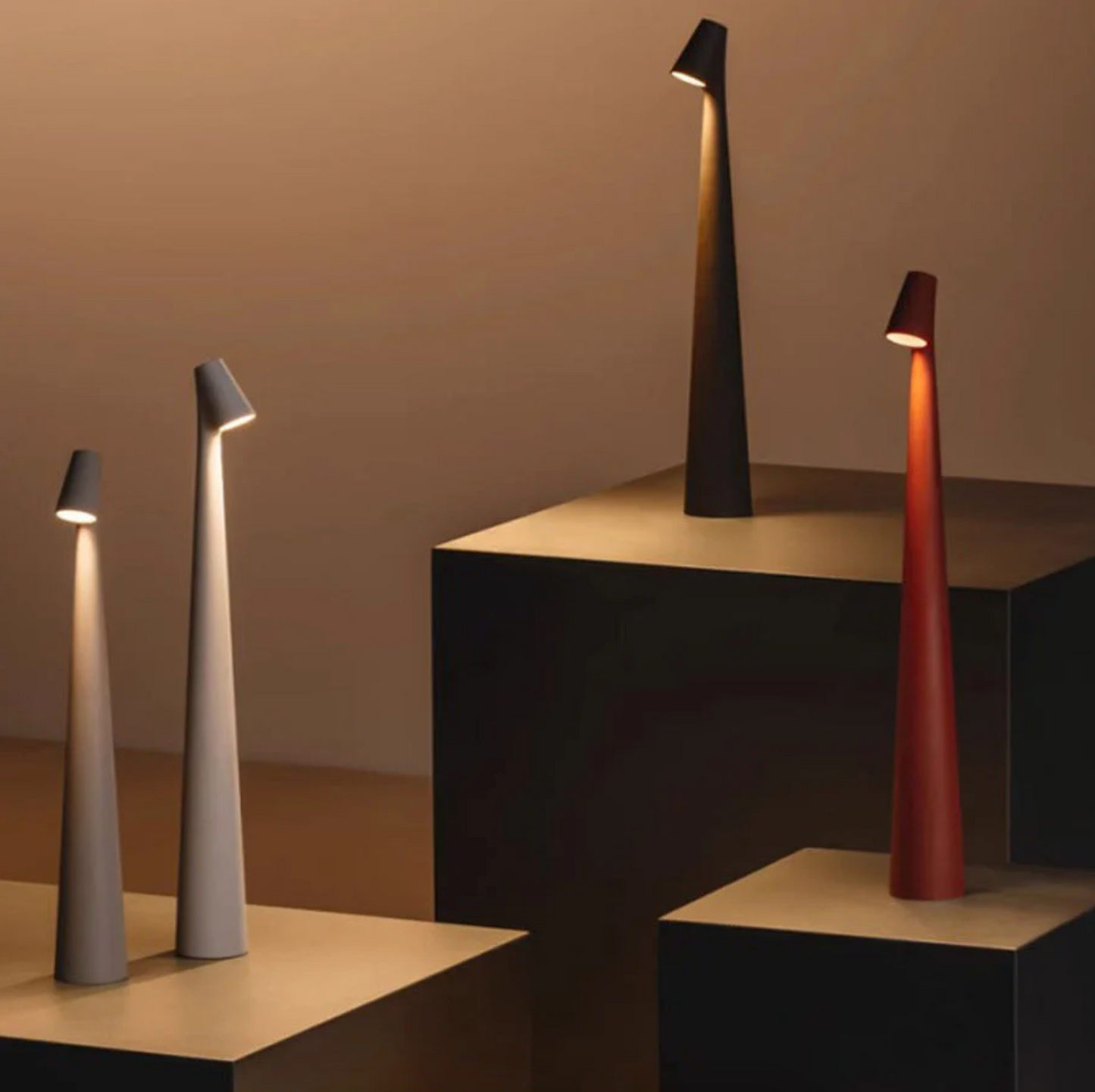 Nordic Minimalist Design Mood Lamp | Cordless Table Lamp | LED | Reading lamp | Bedside lamp