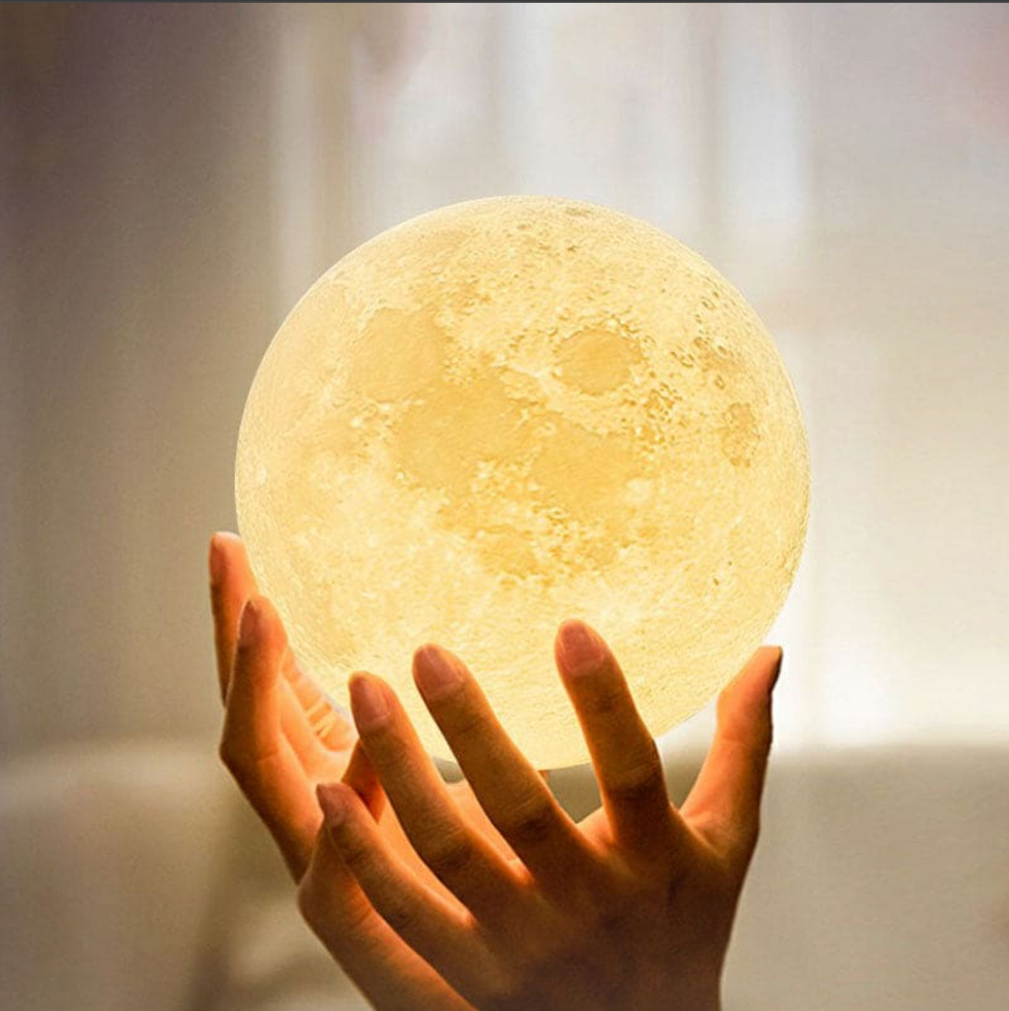 Cordless LED rechargeable table lamp Magic Moon Lamp - living room | bedside lamp
