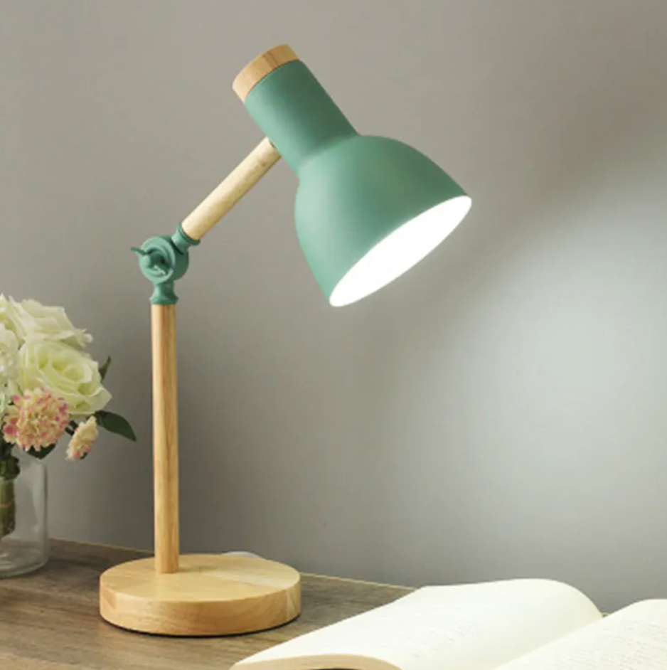 Kids Table Lamp - Nordic Creative Wooden Art LED Desk Lamp | Kids Lamp
