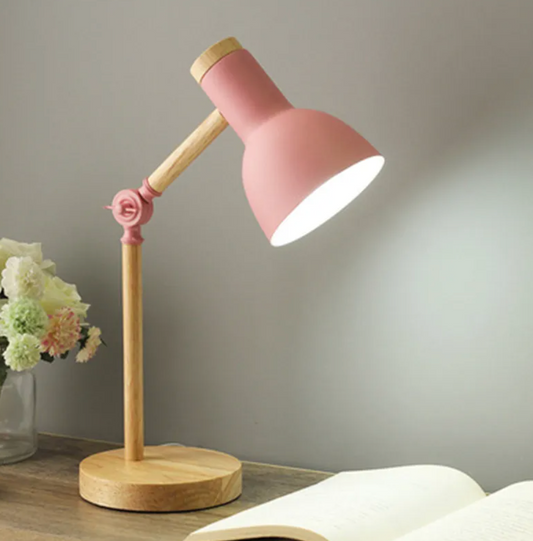 Kids Table Lamp - Nordic Creative Wooden Art LED Desk Lamp | Kids Lamp