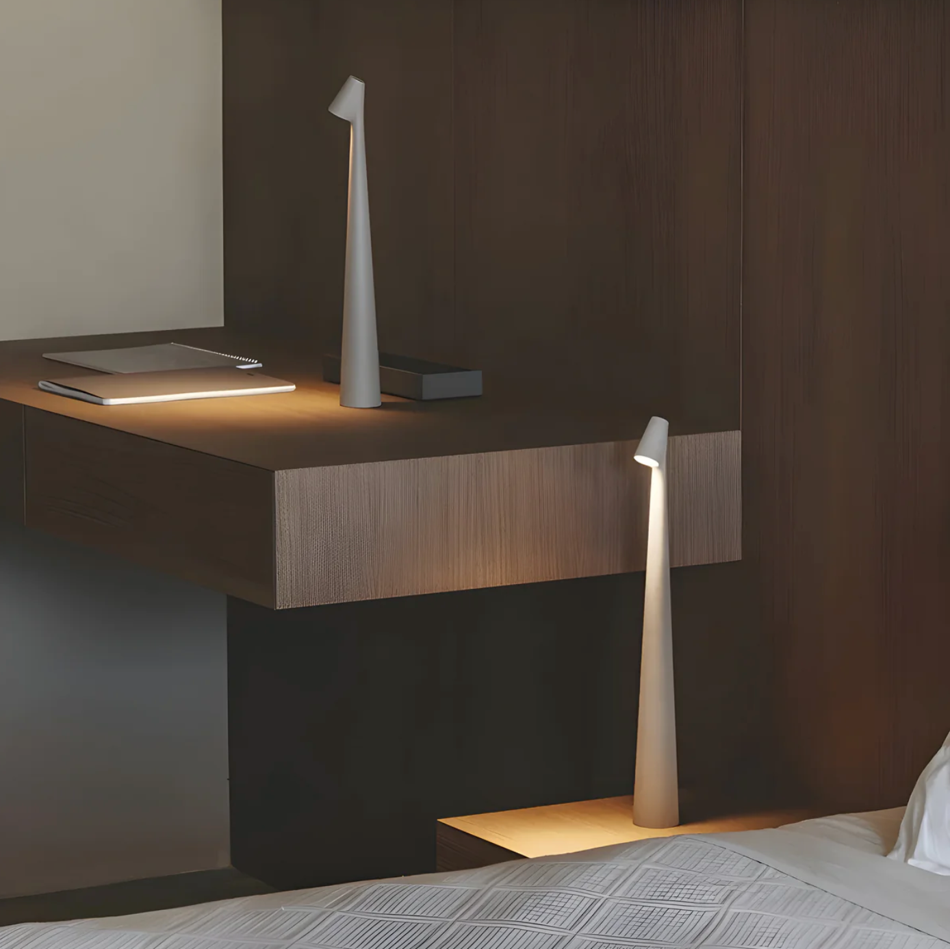 Nordic Minimalist Design Mood Lamp | Cordless Table Lamp | LED | Reading lamp | Bedside lamp