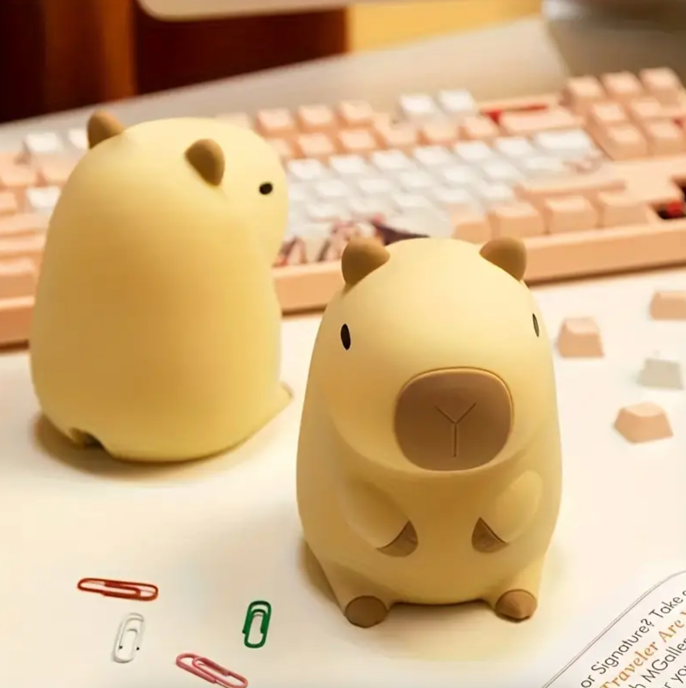 Capybara Charming Night Light - Perfect Gift - Kids Lamp