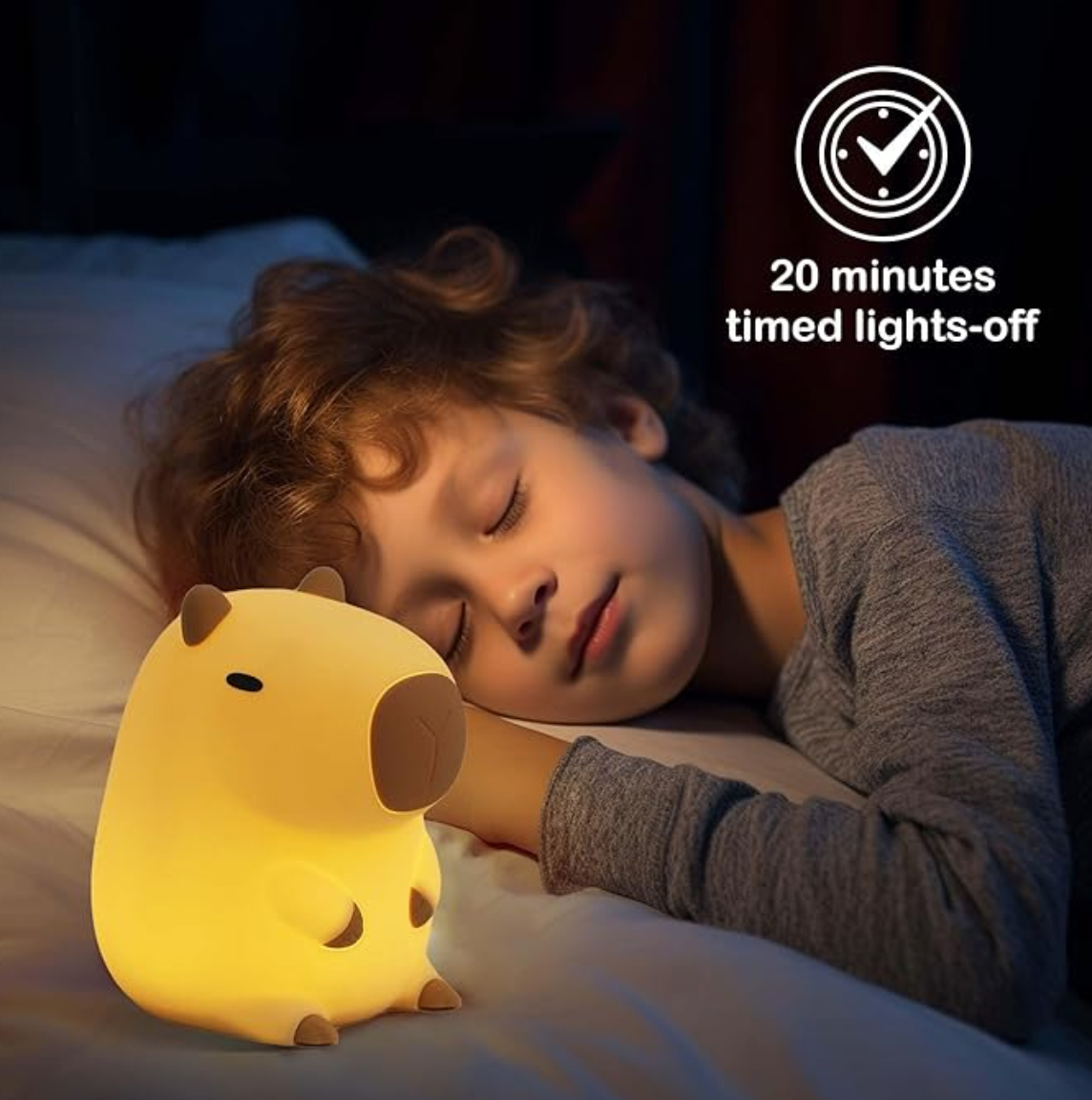 Capybara Charming Night Light - Perfect Gift - Kids Lamp