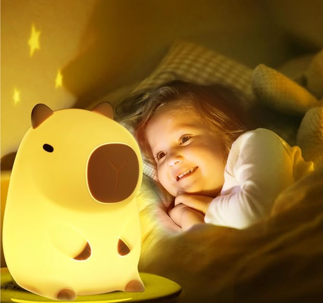 Capybara Charming Night Light - Perfect Gift - Kids Lamp