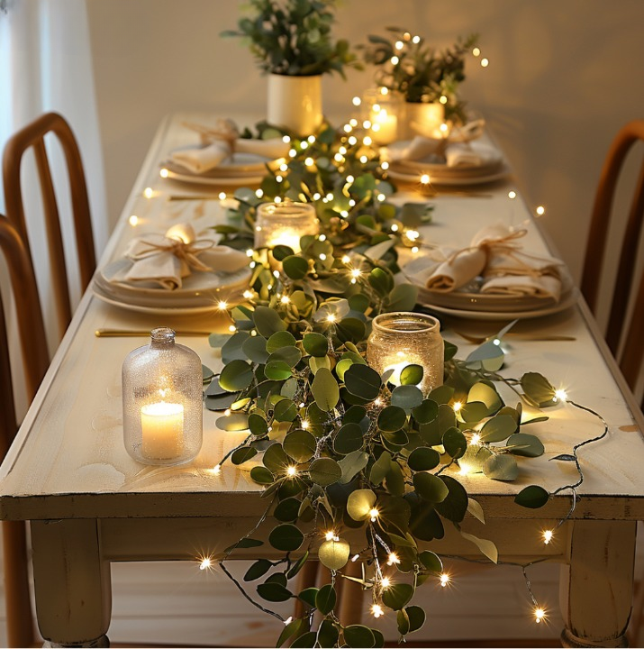 Magic Light Olive Vine - Ambient Light, LED Olive Branch, Battery Operated