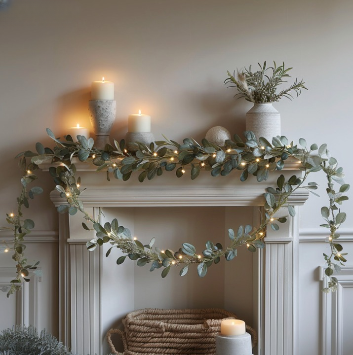 Magic Light Olive Vine - Ambient Light, LED Olive Branch, Battery Operated