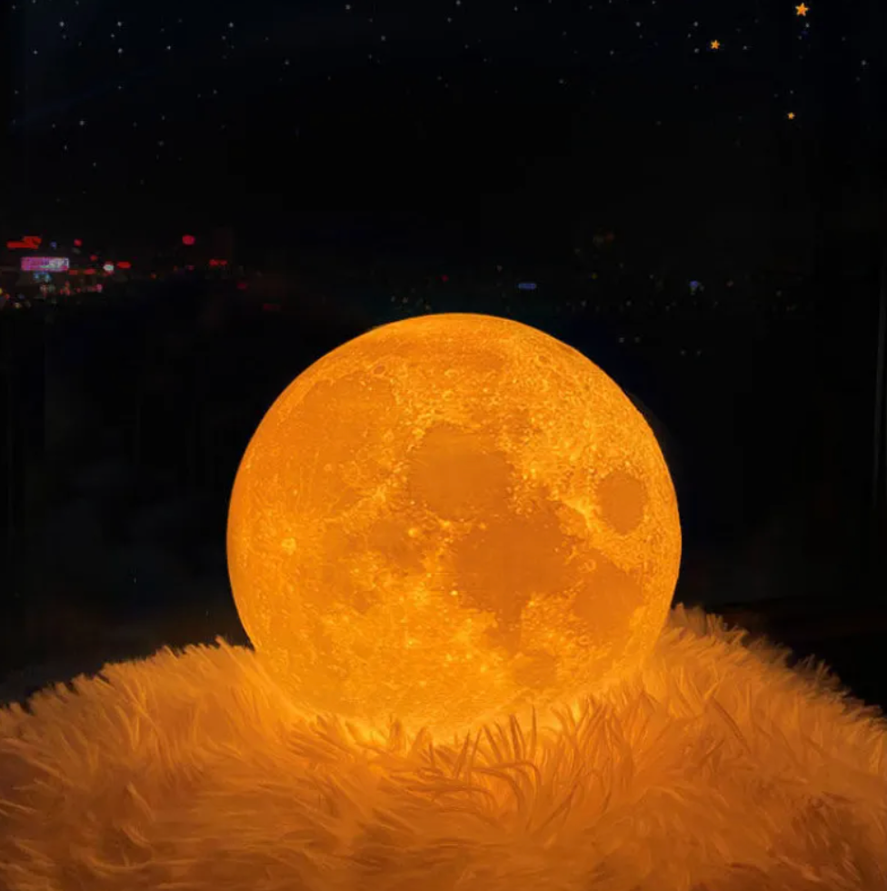 Cordless LED rechargeable table lamp Magic Moon Lamp - living room | bedside lamp
