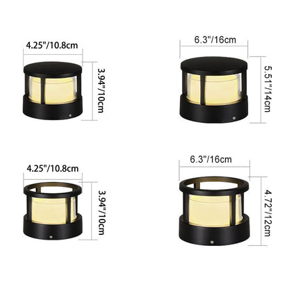 Industrial Waterproof Aluminium Cylinder LED Outdoor Lawn Light