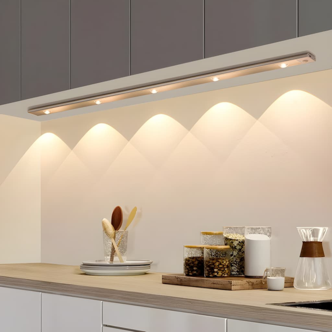 Lunor - Wireless LED Wall Lamp with Motion Sensor