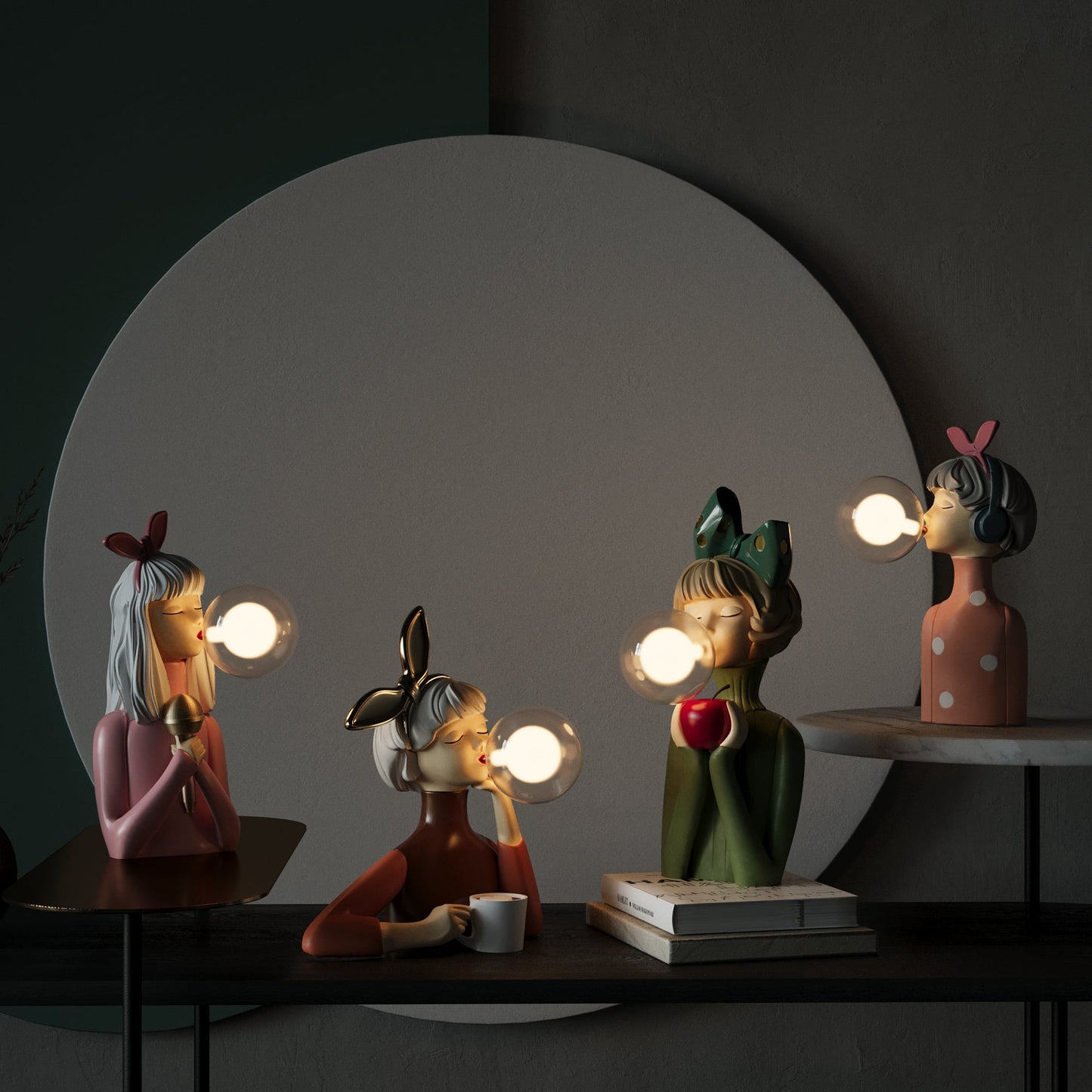 DecoGlam | Artisan Sisters table lamp