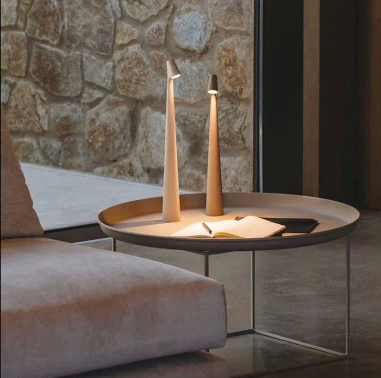Nordic Minimalist Design Mood Lamp | Cordless Table Lamp | LED | Reading lamp | Bedside lamp