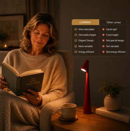 NordicShine - Rechargeable Reading and Bedside Lamp