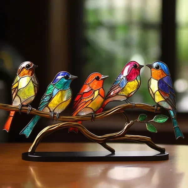 Coloured Glass Birds for Chic Interior Design - ChicGlass Birds